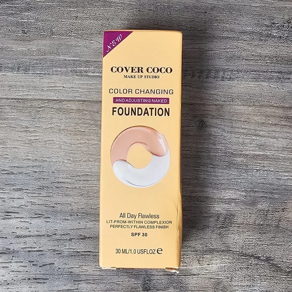 Cover COCO Color Changing Foundation Concealer Cover Makeup